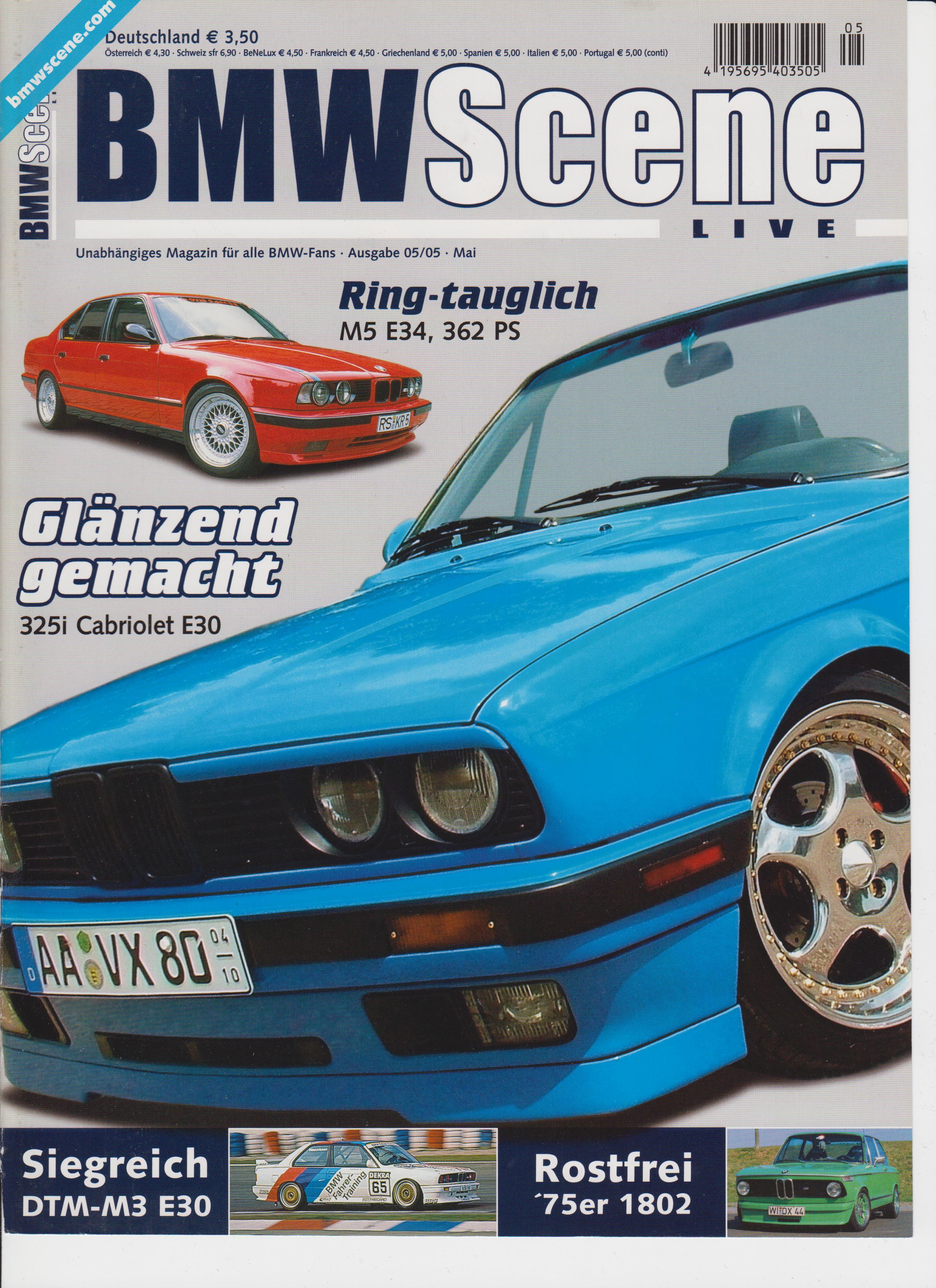 Fachzeitschrift BMW Scene 05 2005