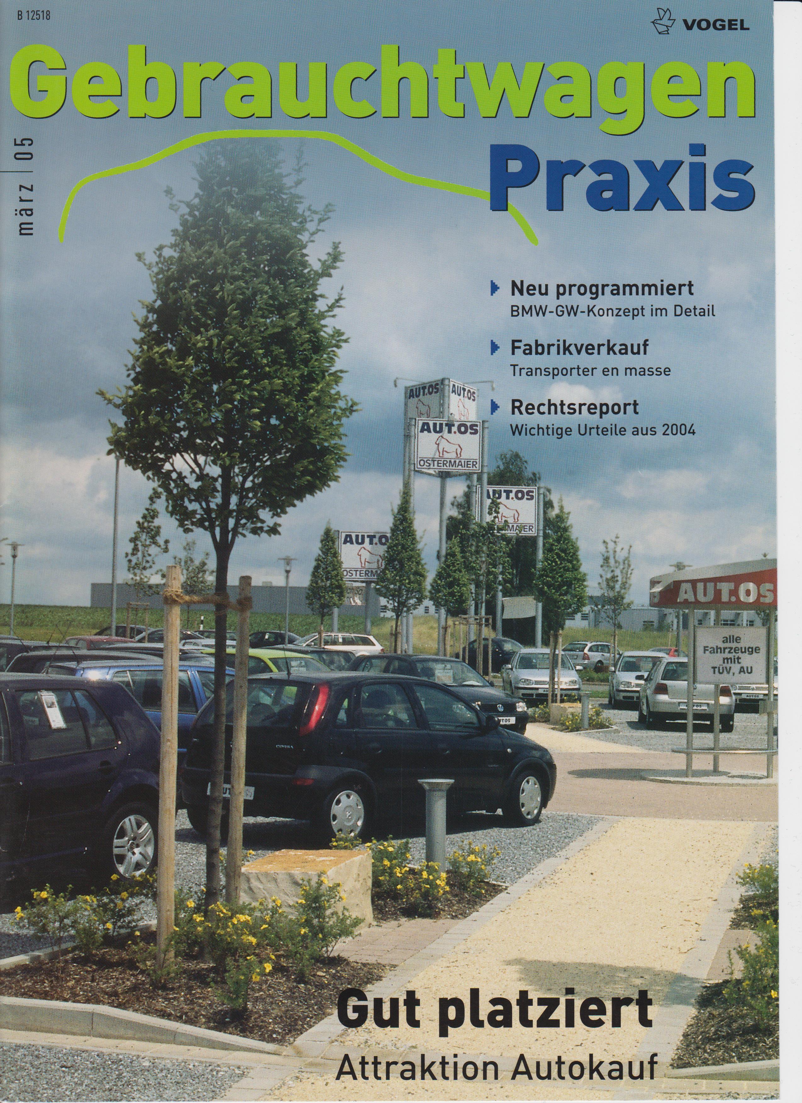 Revista especializada Práctica de coches usados ​​03 2005