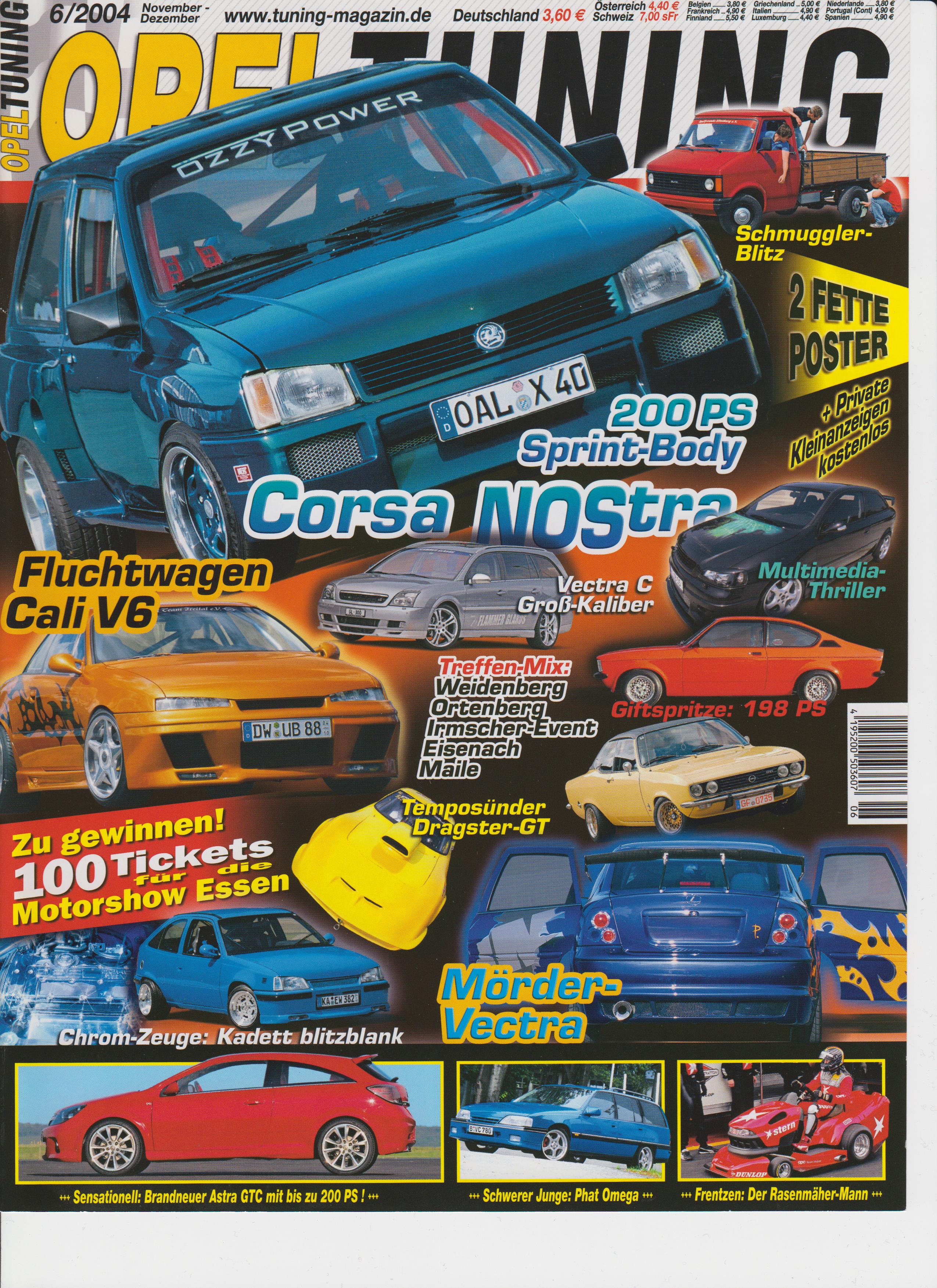 Specialist magazine OpelTuning 06 2004
