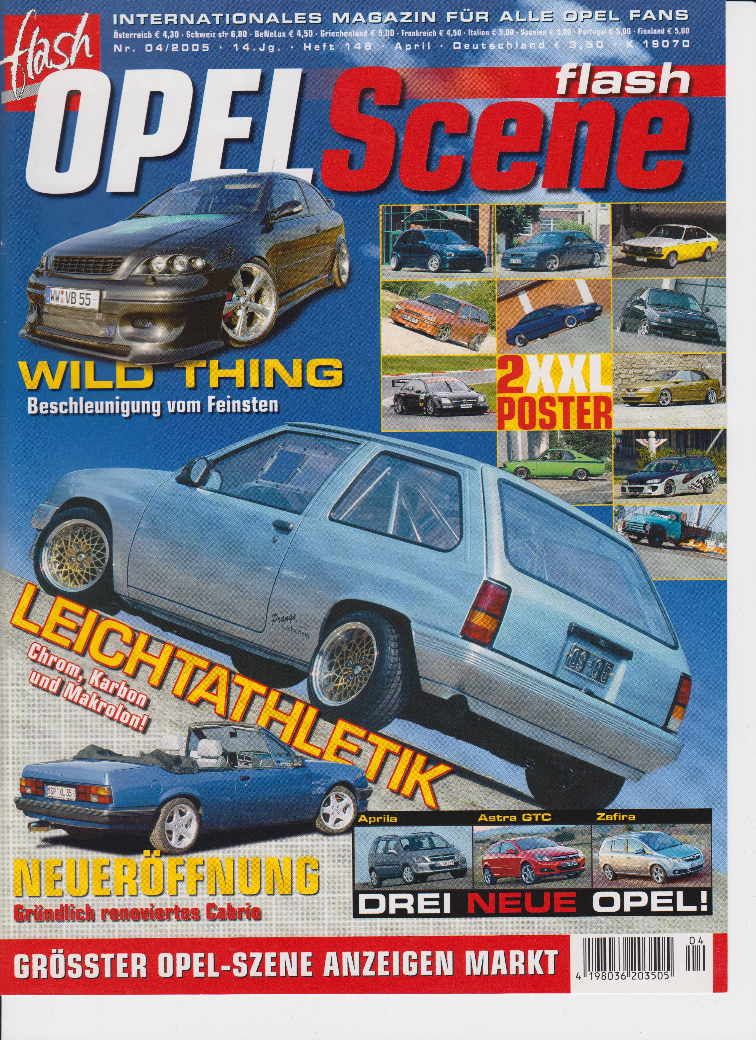 Fachzeitschrift Opel Scene 04 2005