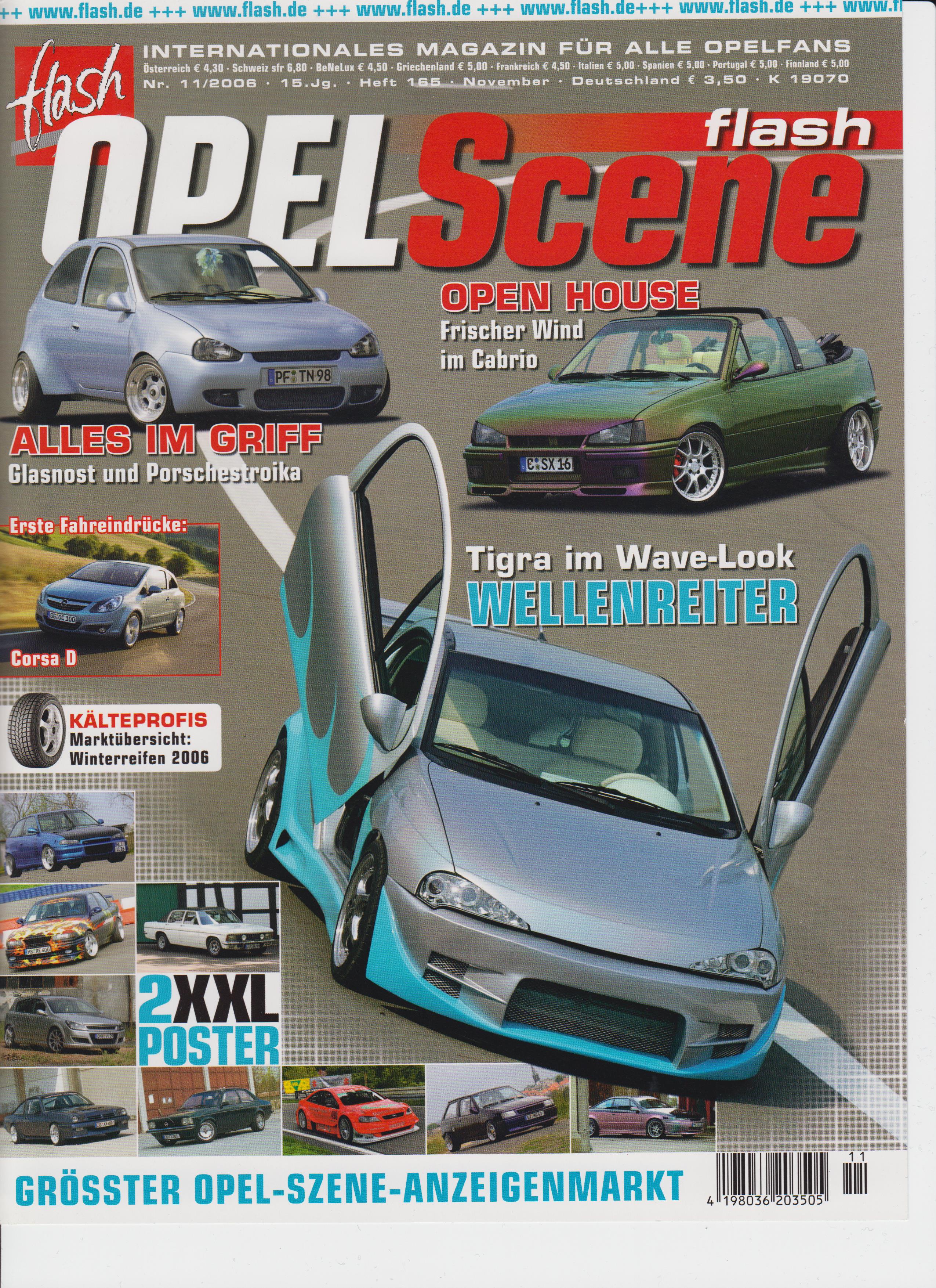 Fachzeitschrift Opel Scene 11 2006