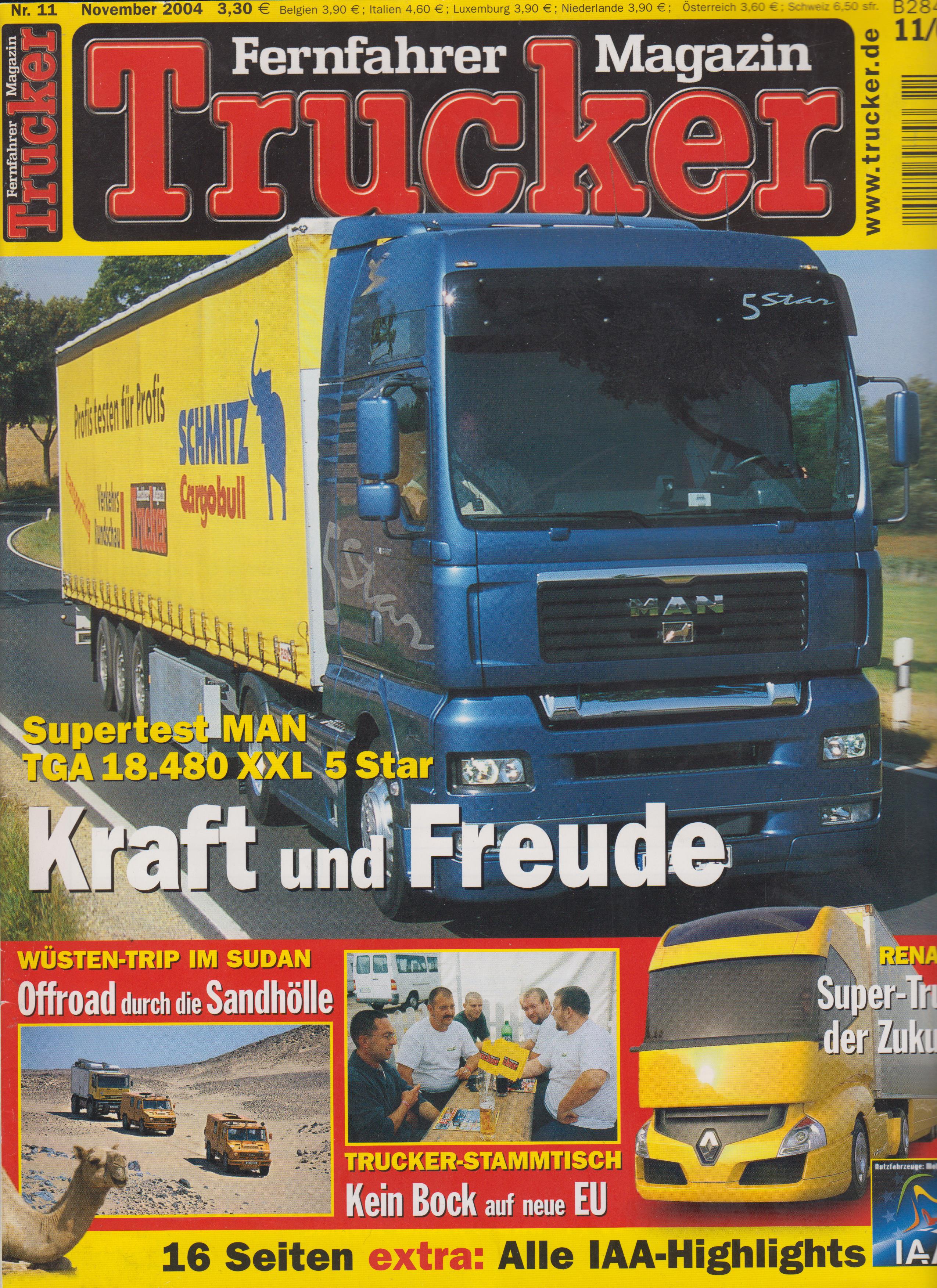 Trade journal Trucker 11 2004