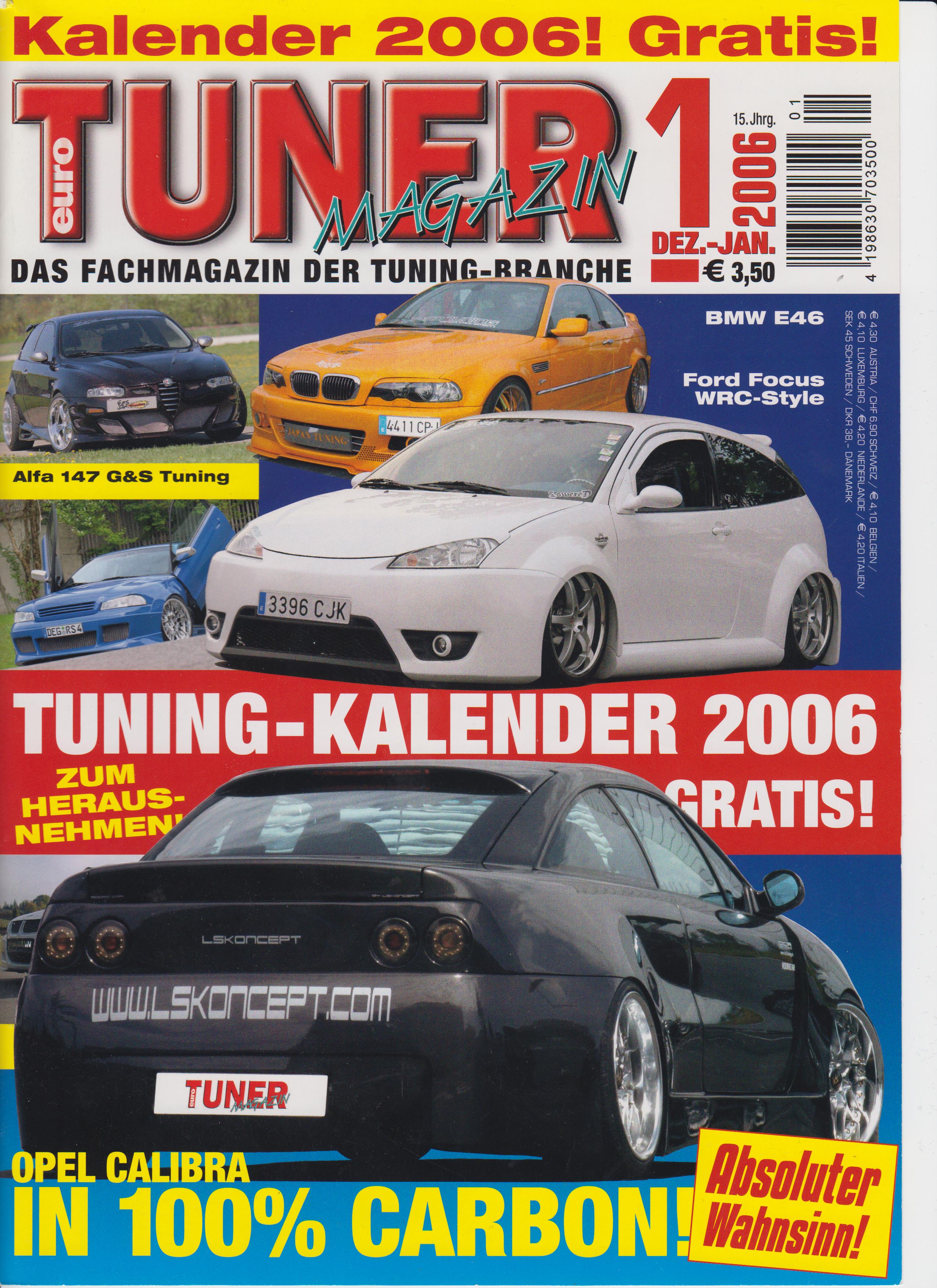 Fachzeitschrift Tuner Magazin 1 2006
