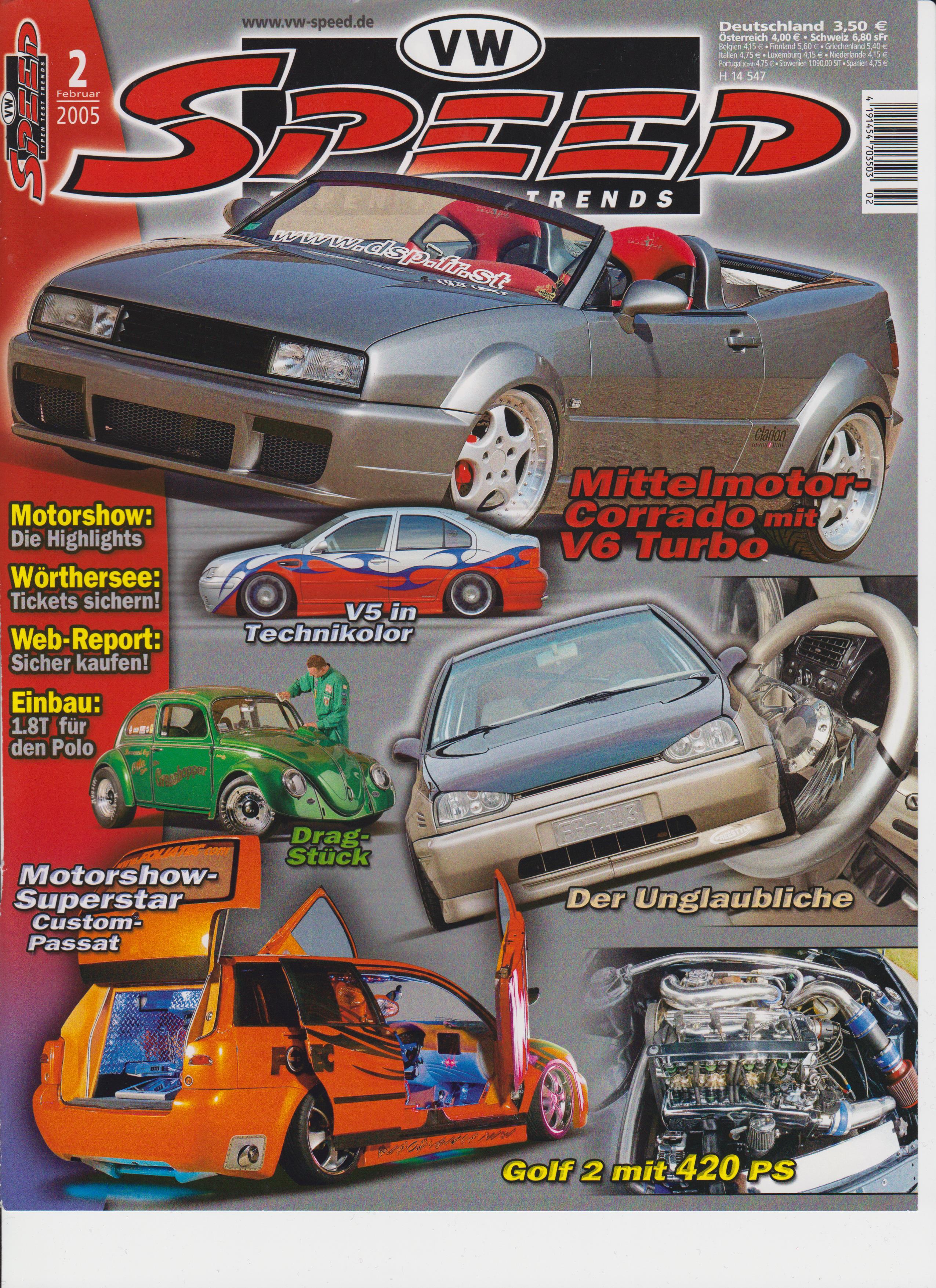 Fachzeitschrift VW Speed 02 2005