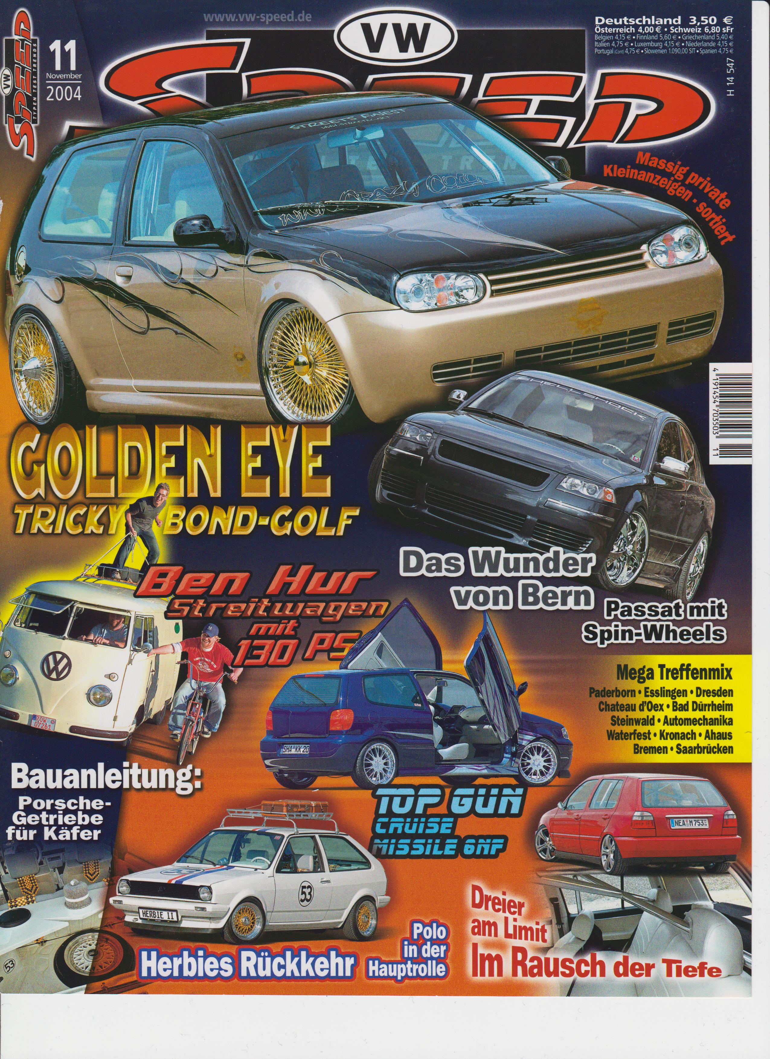 Fachzeitschrift VW Speed 11 2004