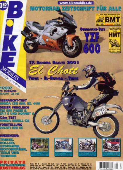 Fachzeitschrift Bike Mobiles 01 2002