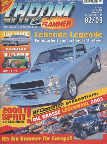 Revista comercial Chrome and Flames 2 2003