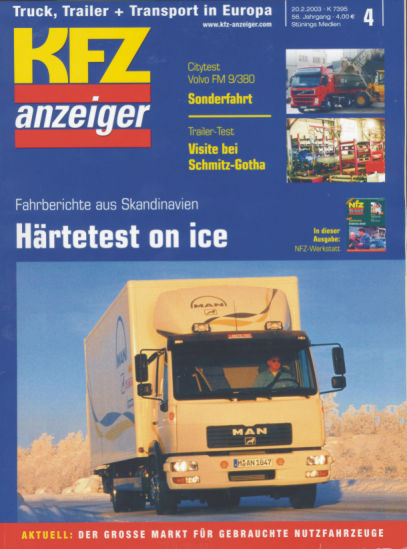 Revue spécialisée Kfz Anzeiger 03 2003