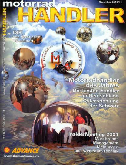 Fachzeitschrift Motorrad Händler 11 2001