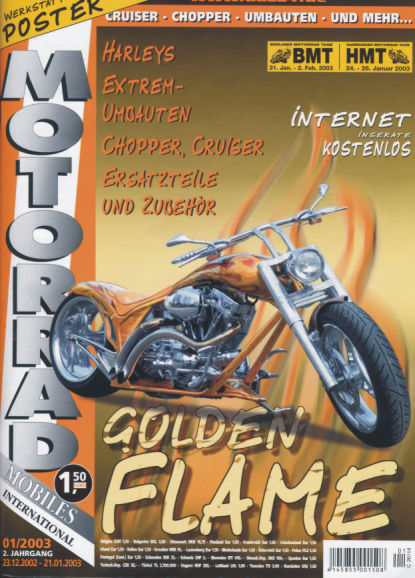 Specialist magazine Motorbike Mobiles 1 2003
